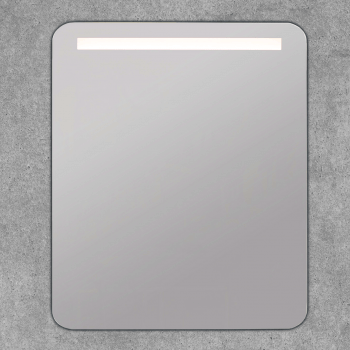 Espejo led baño cuadrado frontal EQUAL 100x80 - CRISTALED